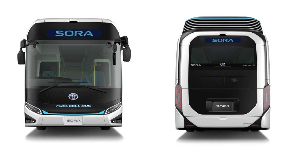 Toyota автобус со горивни ќелии