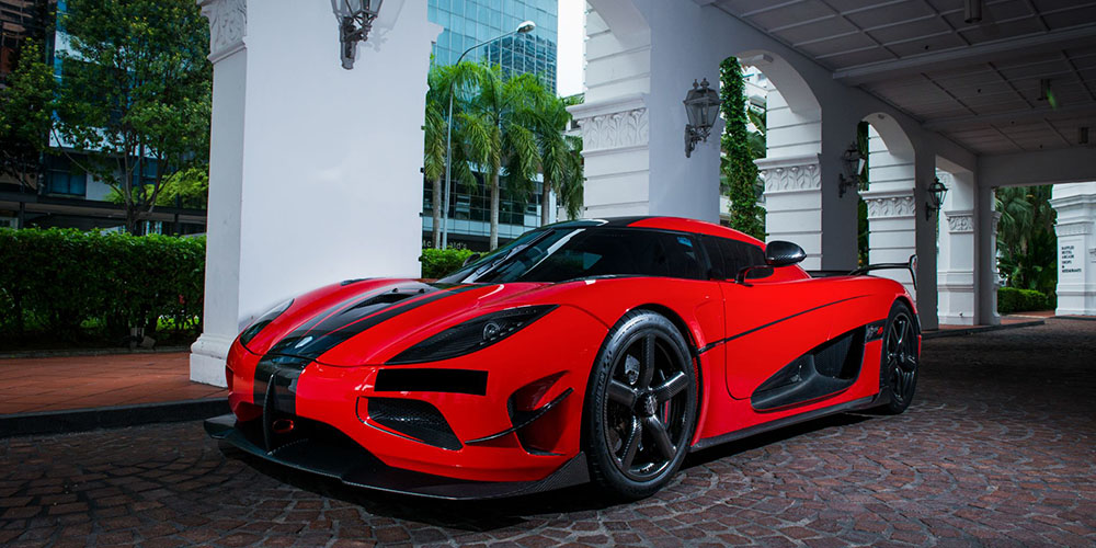 Koenigsegg Agera RS красная