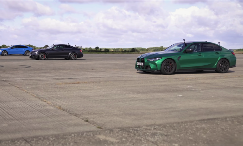 BMW M3 Competition, Mercedes-AMG C63 Black Series, Audi RS5 Sportback