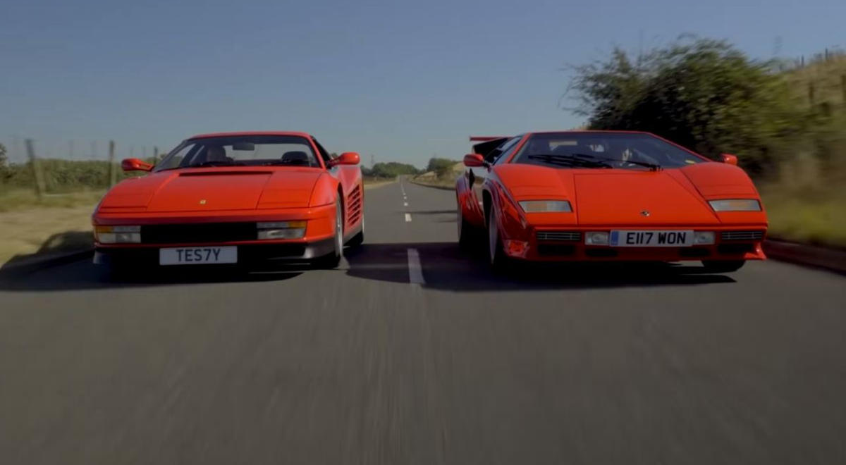 Lamborghini Countach Ferrari Testarossa