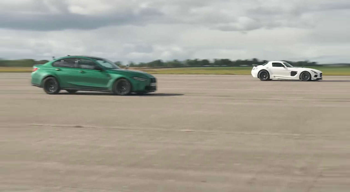 BMW M3 Competition Mercedes-Benz SLS AMG Black Series