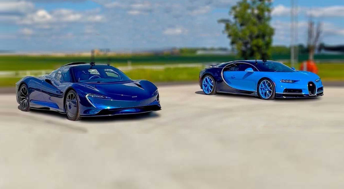 MсLaren Speedtail Bugatti Сhiron