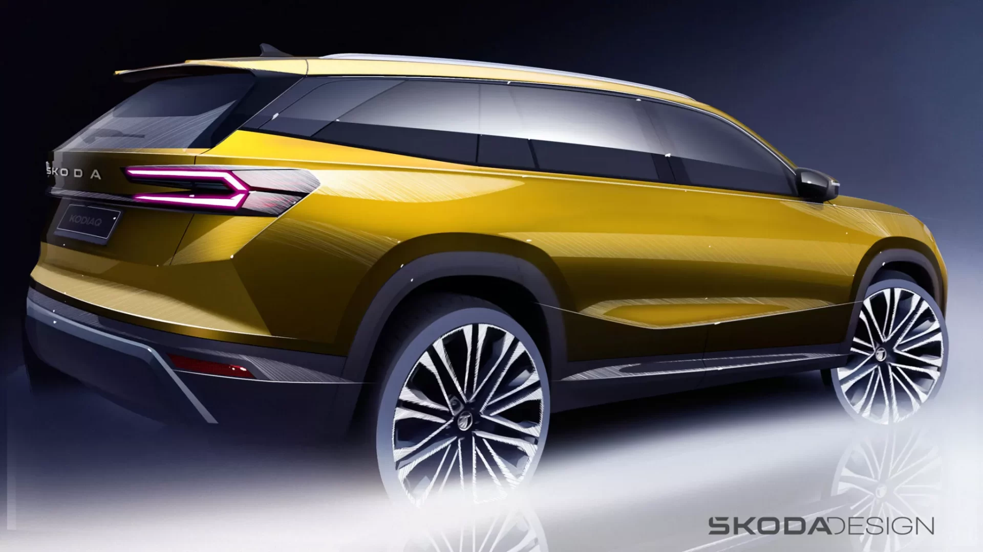 Škoda објави нови интересни тизер цртежи за новиот Kodiaq во пресрет на лансирањето на својот SUV следната недела