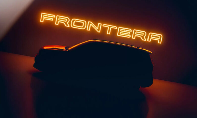 Opel објави две тизер фотографии за новата генерација на Frontera, кој ќе биде и првиот автомобил кој со новиот амблем на Opel