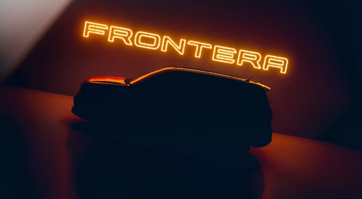 Opel објави две тизер фотографии за новата генерација на Frontera, кој ќе биде и првиот автомобил кој со новиот амблем на Opel