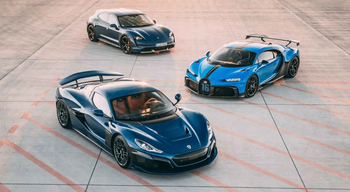 Rimac Bugatti Porsche